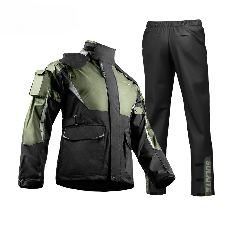 Fishing Rain Suit - Impermeável Motorcycle Rider Raincoat Suit Set