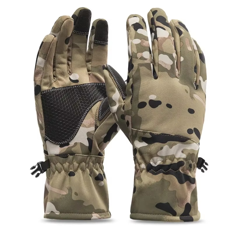 Fishing Gloves - Luvas de Caça Camufladas Táticas para