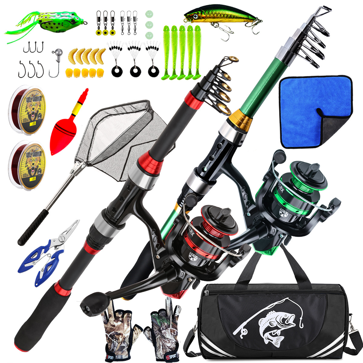 Vara de Pesca Telescópica Dupl - Fishing Gloves avaliação e preço