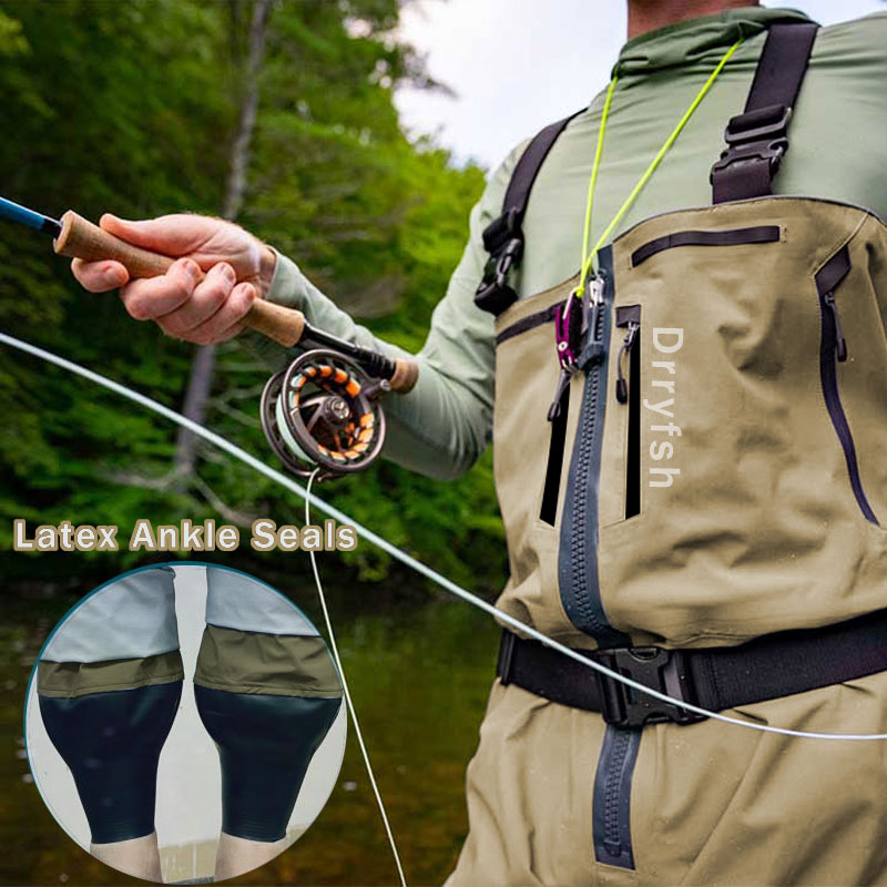 Com zíper impermeável Fisherma - Fishing Waders avaliação e preço