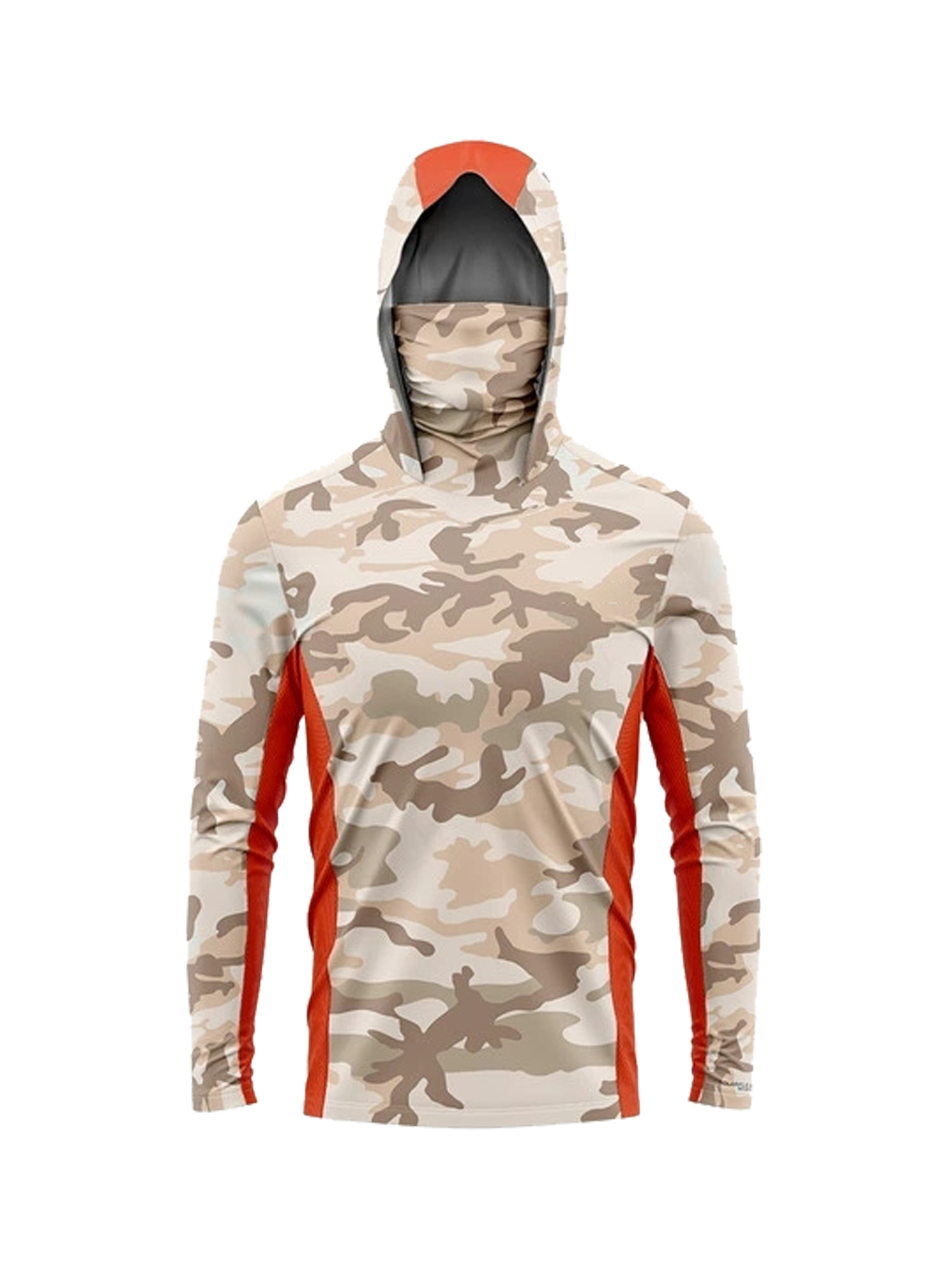 Camisa masculina com capuz par - Fishing Mask Sun Protection avaliação e preço