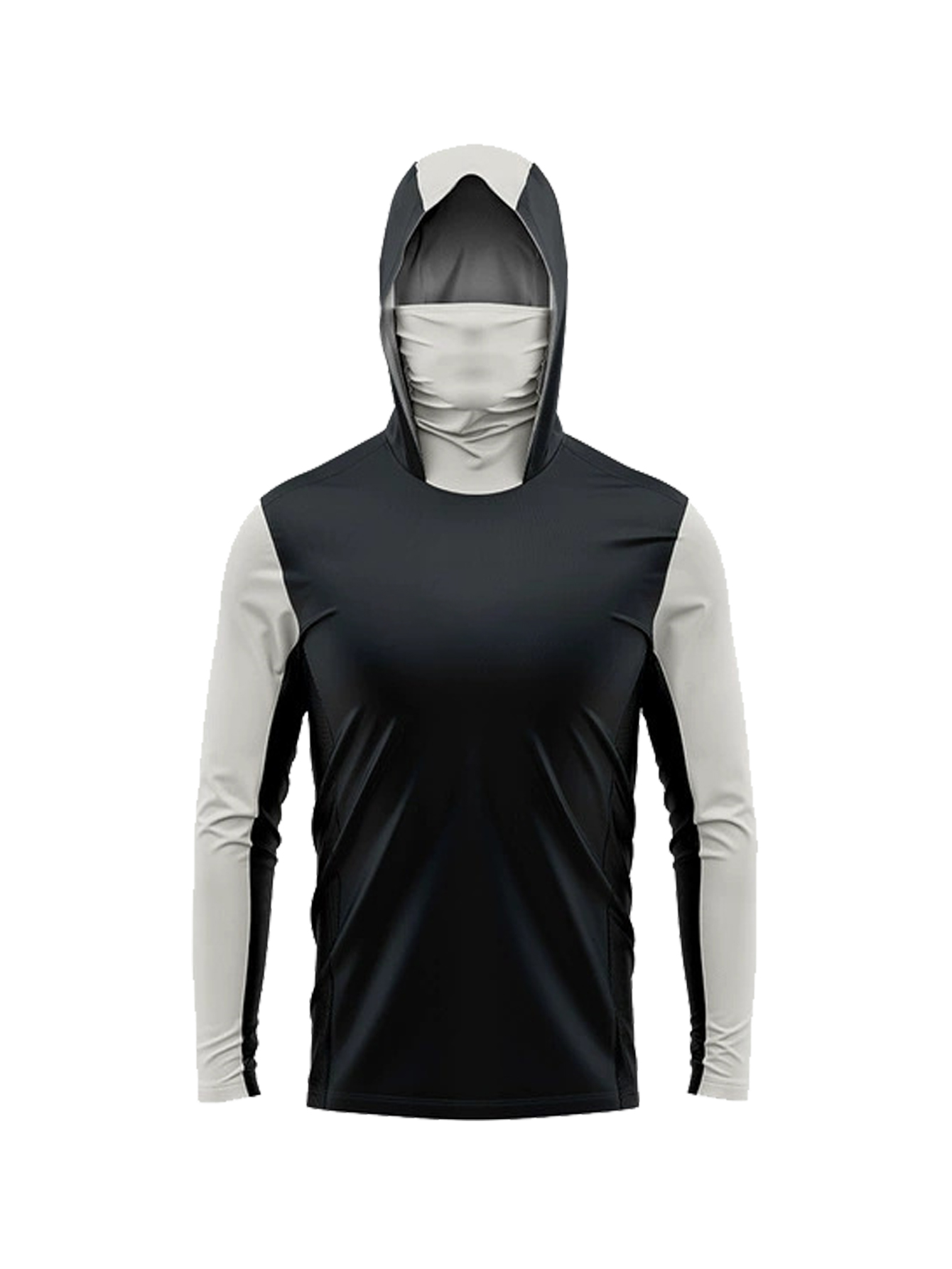 Camisa masculina com capuz par - Fishing Mask Sun Protection avaliação e preço