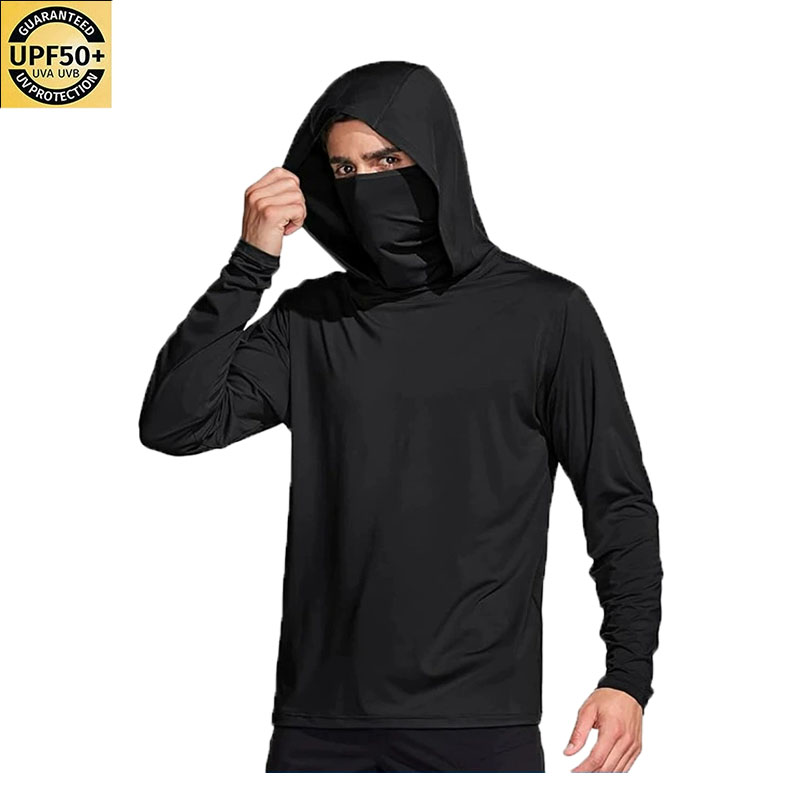 Camisa masculina de pesca com  - Fishing Mask Sun Protection avaliação e preço