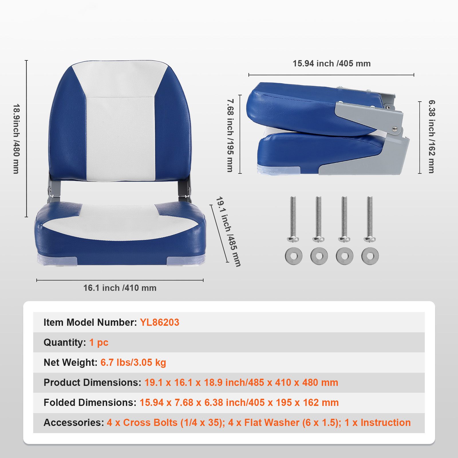 Conjunto de 2 Cadeiras de Barc - Fishing Backpack avaliação e preço