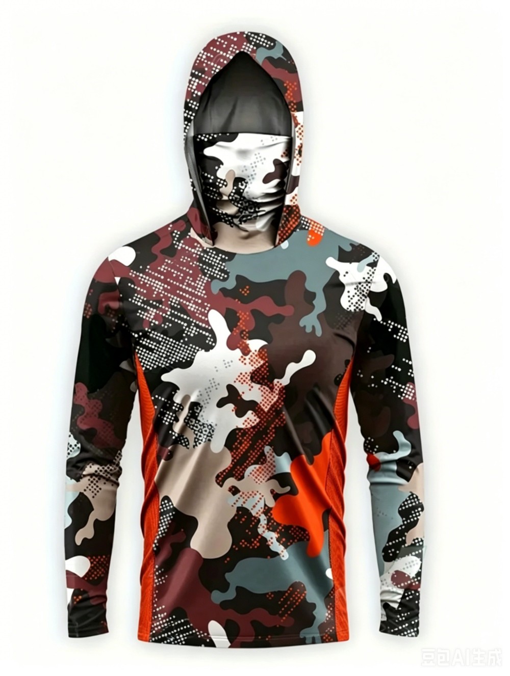 Camiseta de Pesca Masculina co - Fishing Mask Sun Protection avaliação e preço