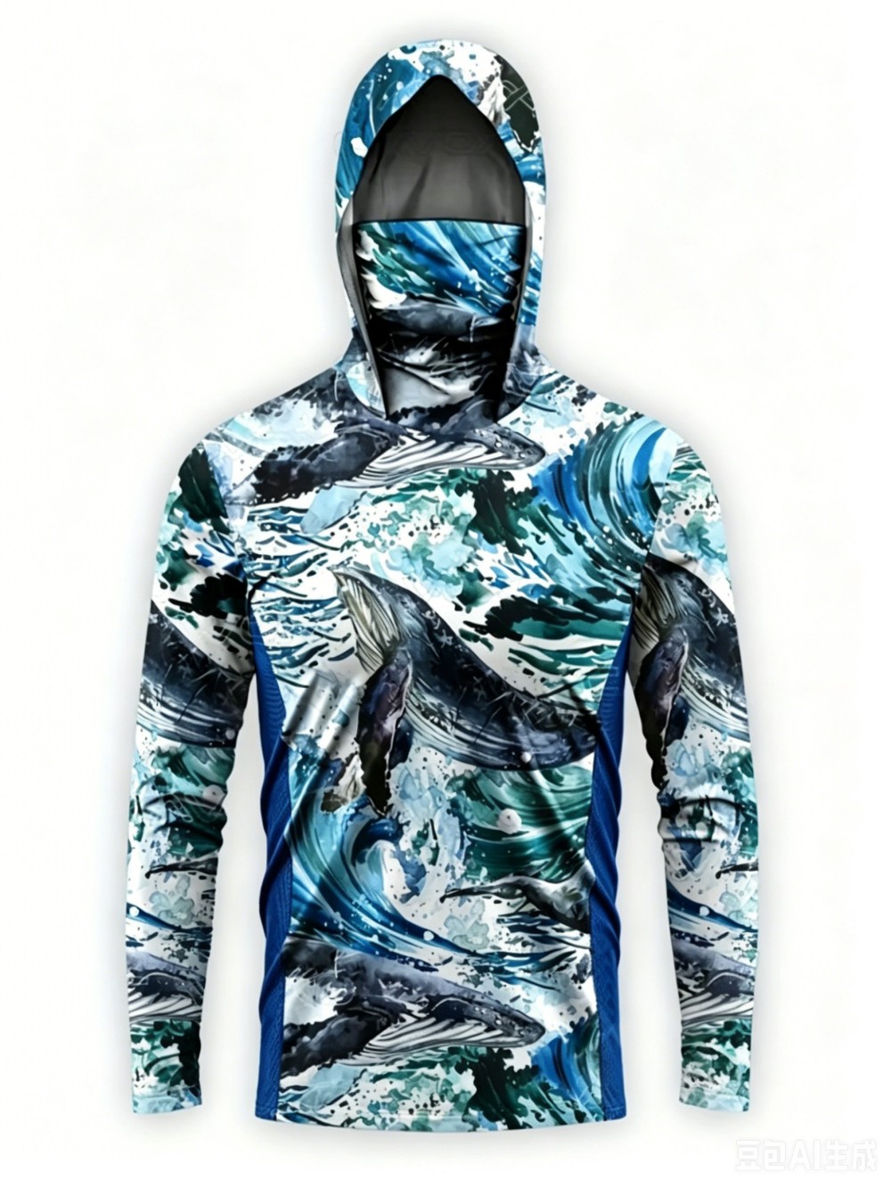 Camiseta de Pesca Masculina co - Fishing Mask Sun Protection avaliação e preço