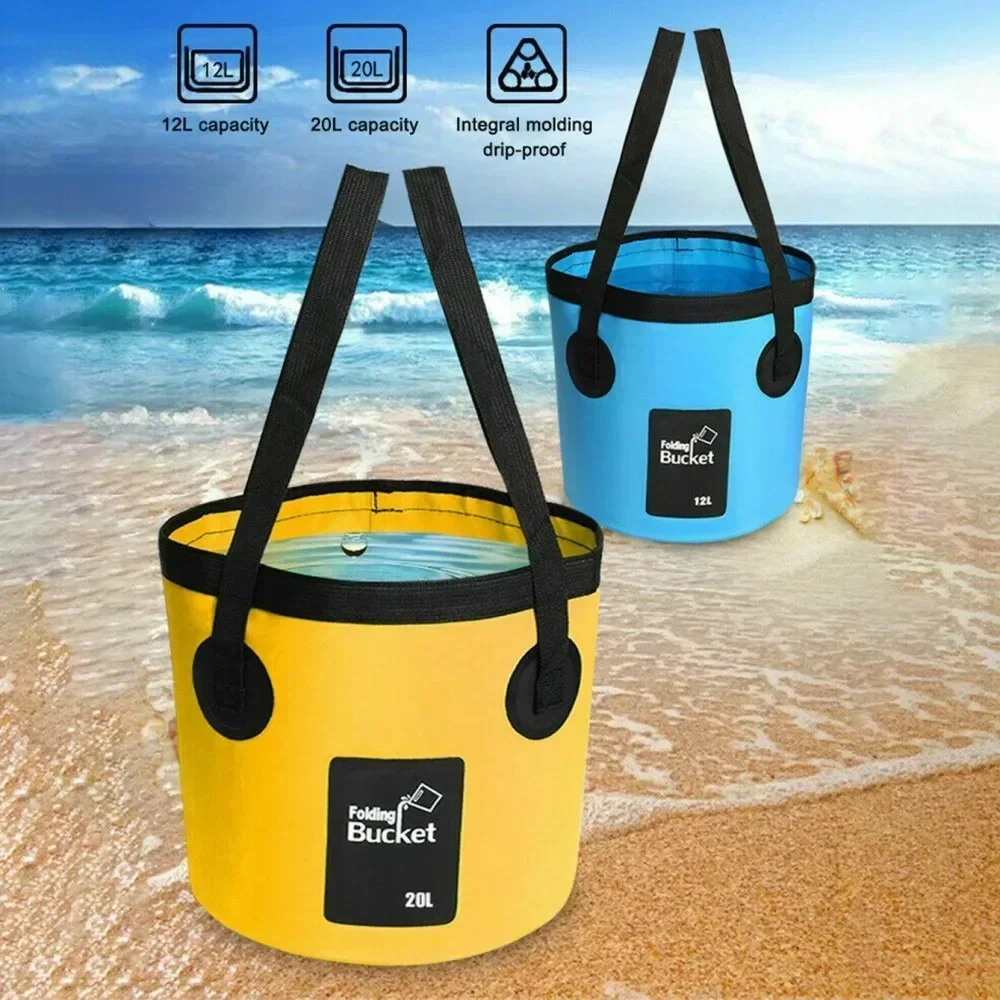 Balde de Pesca Dobrável 12L/20 - Fishing Bag Waterproof avaliação e preço